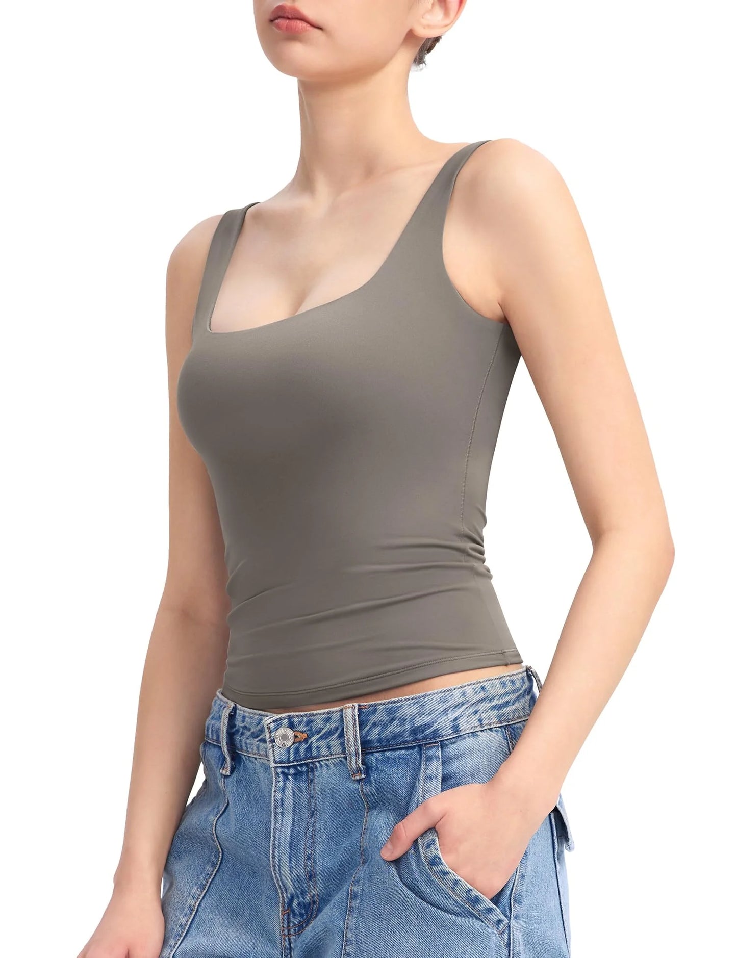 Square Neck Shaping Tank