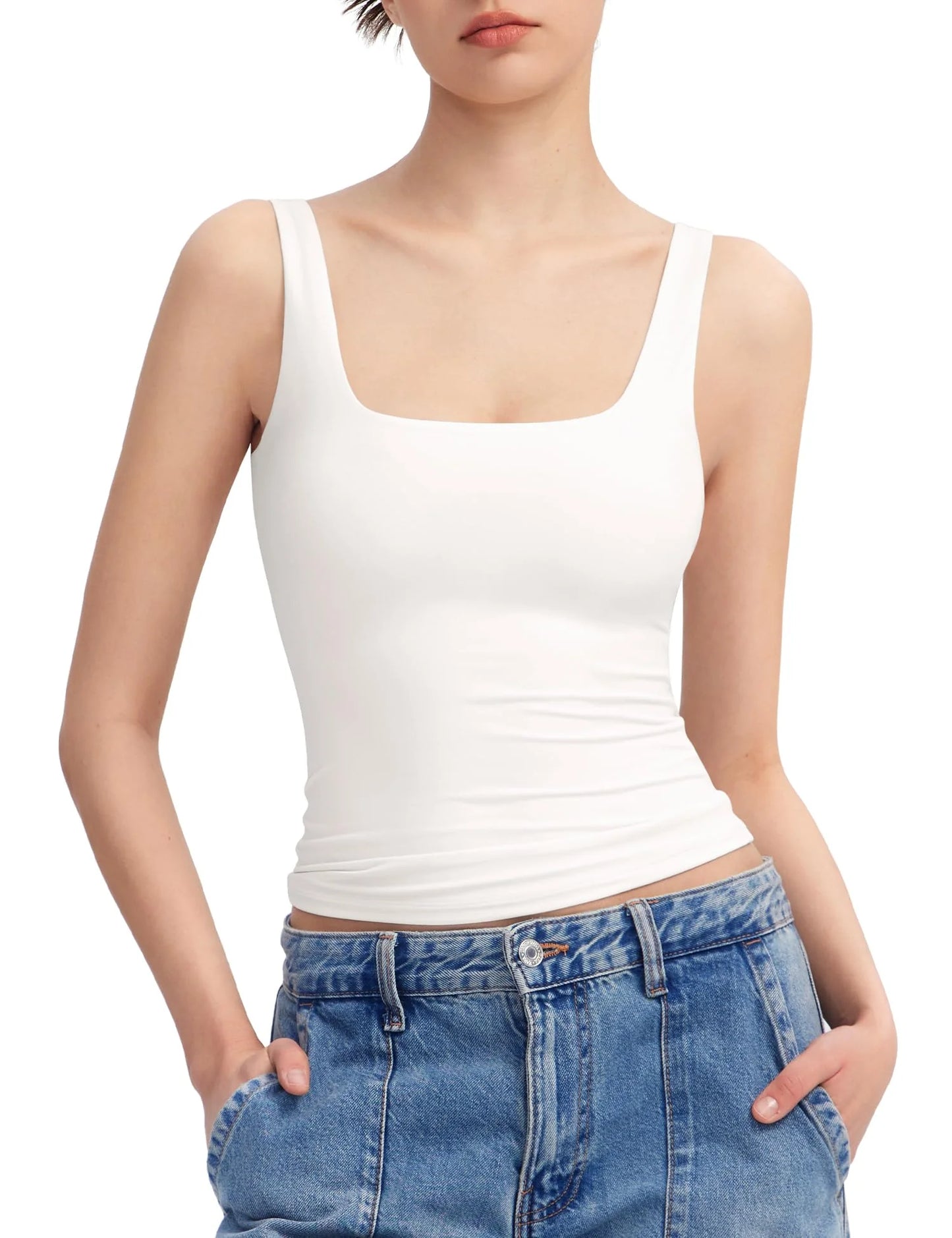 Square Neck Shaping Tank
