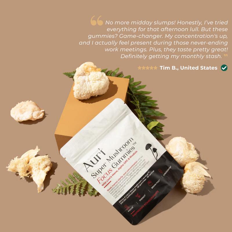 Super Mushroom Focus Gummies®