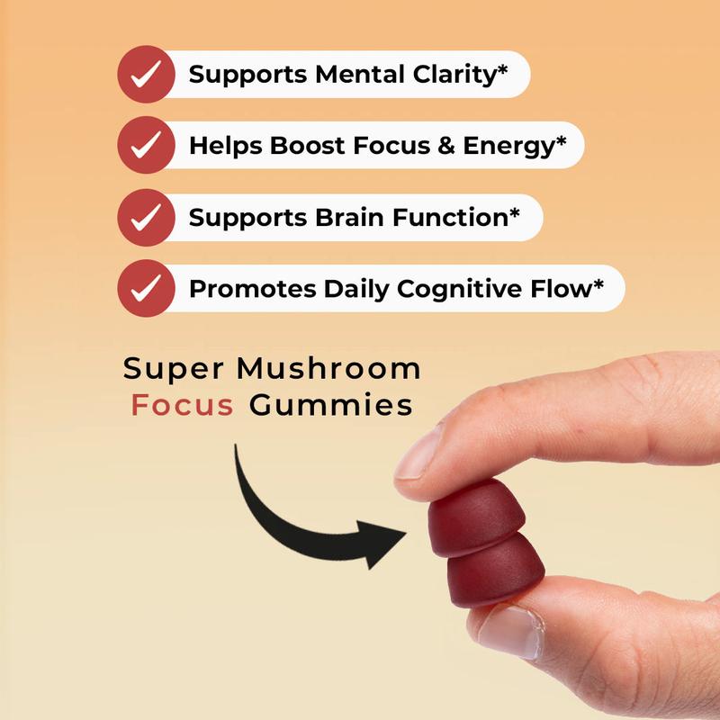 Super Mushroom Focus Gummies®