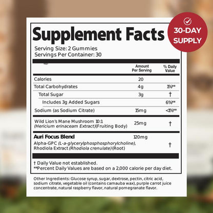 Super Mushroom Focus Gummies®
